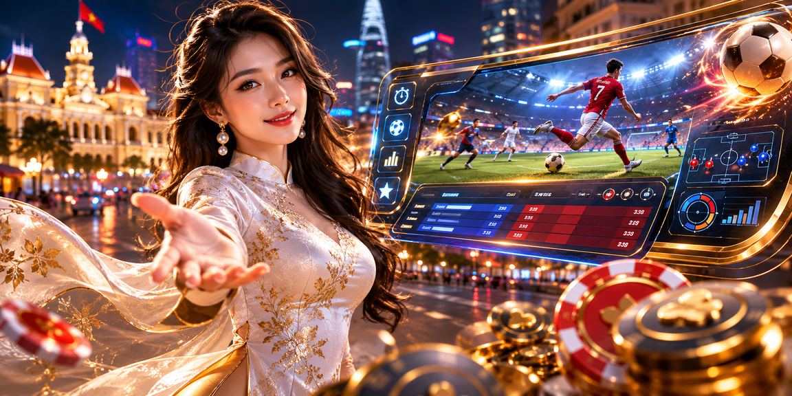 Người chơi TP.HCM mặc áo dài kiểm tra ưu đãi casino và voucher trên điện thoại